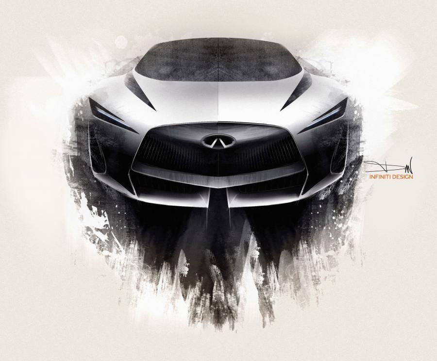 Эскиз Infiniti Q Inspiration Concept 2018 года  (фото 54 из 60)